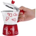 thumbnail image 1 of HUGFEGWE Moka Pot, 3 Cup (150ML / 5.07Oz) Stovetop Espresso Maker, Italian Coffee Espresso Machines for home for Gas or Electric Ceramic Stovetop for Cappuccino or Latte CA919-138291, 1 of 9