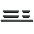 thumbnail image 2 of Melannco Set of 5, 2-6-inch 2-12-inch 1-24-inch Shelves-Gray, 2 of 7
