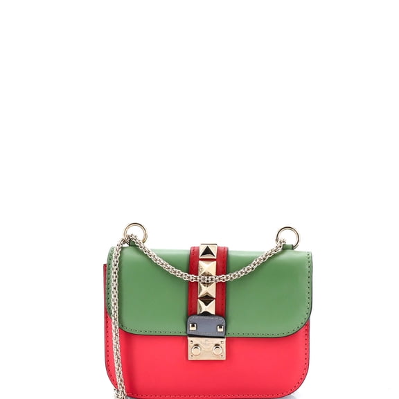 Pre-Owned Glam Lock Shoulder Bag Leather Mini By Rebag