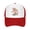 Red, variant on Mushrooms Unisex Trucker Hats for Men Women Adjustable Casual Baseball Caps for Outdoor Activities Dad Cap