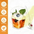 thumbnail image 4 of MesaSe 50Pcs Dessert Cups with 50 Spoons and 50 Lids 150ML Reusable Dessert Square Cups Washable Parfait Appetizer Cup Dessert Cup Bowl Plastic Dessert Cup for Dessert Pudding Mousse Yogu, 4 of 11