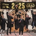 thumbnail image 5 of JilgTeok 2 Packs 2025 Graduation Banners Photo Customization Graduation Party High School College Backdrop Decorations 300X50CM Clearance, 5 of 6