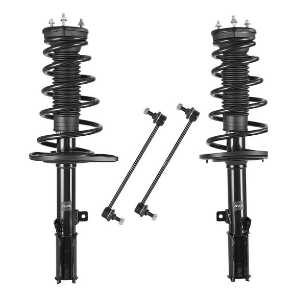 VEVOR Rear Shock Absorber Strut Assembly, 2Pcs Shock and Strut Assembly with Stabilizer Bar & Coil Spring, Compatible with 2007-2011 Toyota Camry and 2008-2012 Toyota Avalon Models, OE 172401
