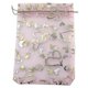 thumbnail image 4 of 100 Pcs 9x12cm Heart Printed Pink Organza Bags Jewelry Pouch Bags Organza Drawstring Pouches Weddin, 4 of 5