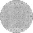thumbnail image 1 of Ahgly Company Indoor Round Oriental Gray Traditional Area Rugs, 5' Round, 1 of 1