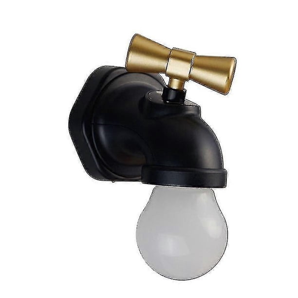 Tap-shaped Night Light, Led Lighting With Usb Charging Function And Voice Control For Bedrooms, Livi