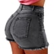 thumbnail image 2 of Pantalones vaqueros de verano Qarigey para mujer Gris L, 2 of 6