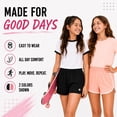 thumbnail image 6 of RBX Girls Dolphin Athletic Shorts Breathable Mesh Gym Activewear 2 Pack, 6 of 7