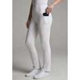 thumbnail image 2 of Woman Within Plus Size Petite Stretch-Cotton Knit Pull-On Bootcut Pocket Leggings, 2 of 5