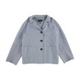 thumbnail image 1 of Chaqueta con botones en la parte delantera Maxmara para mujer azul 14, 1 of 2