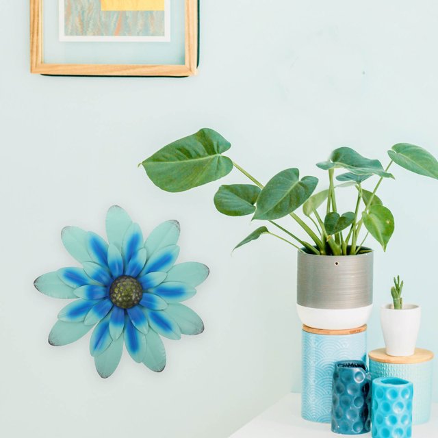 BESTYASH Pieza De En Pared Con Flores De Metal Para Ambientes Y Eventos Alegres