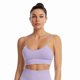 thumbnail image 3 of Camisole Non-Wired Bralettesfor yoga, Seamless Sports & Sleeping & Home Bra with Double Straps & Removable Pads-Purple(L), 3 of 5