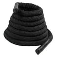 thumbnail image 3 of DYNWAVECA Battle Rope 2.8M Exercise Muscle Building Professional Core Strength Training Working Out with Protective Sleeve Fitness Rope 38mm Black, 3 of 10