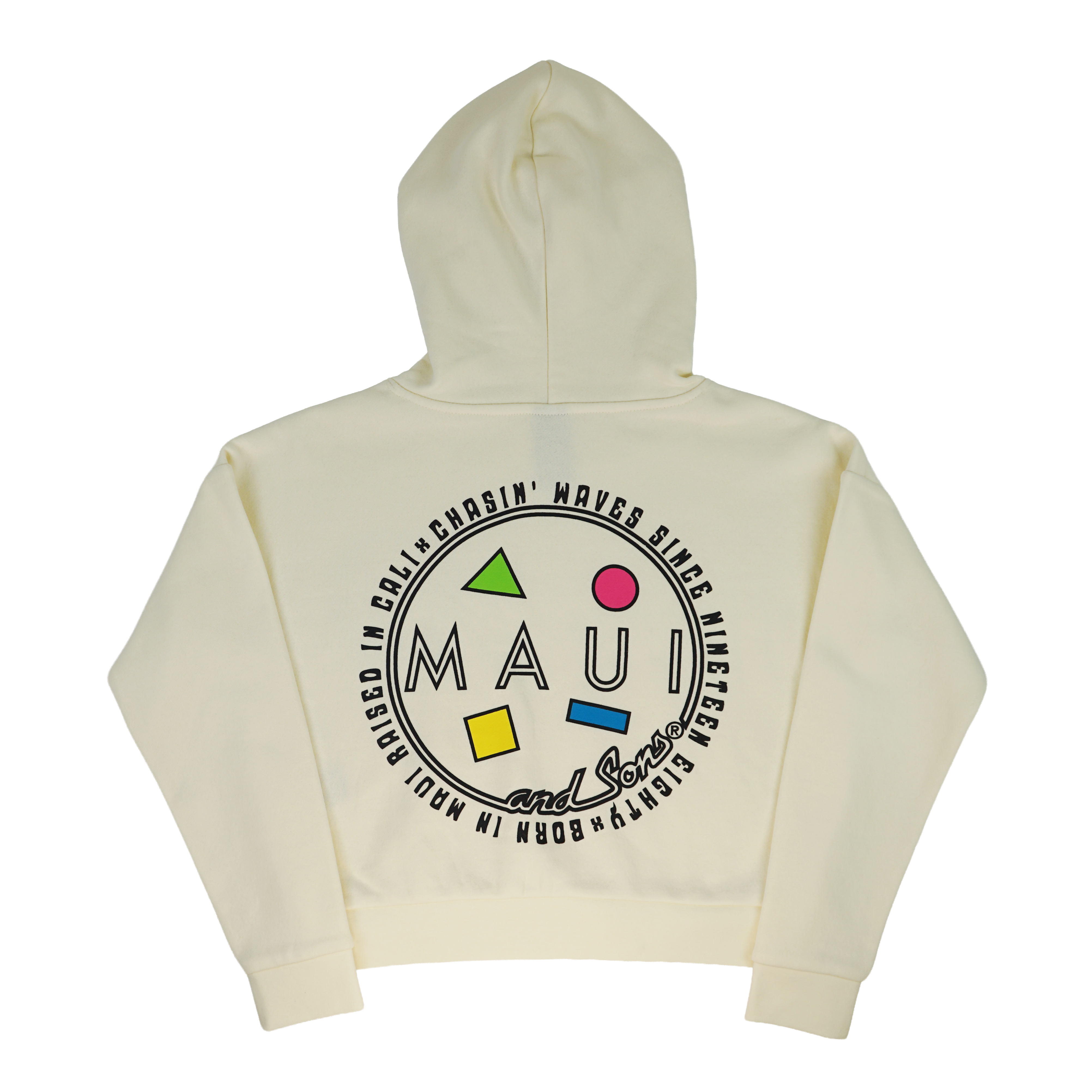 Maui and Sons Girl's Chaser Fleece Pullover Hoodie Double Sided Graphic Sweatshirt