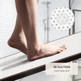 thumbnail image 6 of Tub Non Slip Mat Soft Foam Bath Mat For Jacuzzi Or Shower Nonslip Bathtub Mat With Drain Holes & Suction Cups For Smooth Surface Bathtub Non Slip Mat For Daily Bathing (White, 36''X17''), 6 of 17