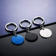 thumbnail image 7 of Tioneer Stainless Steel Engraved Small Rectangle Dog Tag Charm Keychain Keyring, 7 of 7