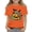 #A01-Orange, variant on Abcomgle Halloween Shirts for Girls 5t Spooky Colorful Flame Pumpkin Bat Tshirts for Kids Crewneck Short Sleeve T-Shirts for Girls Fall Funny Holiday Tee Top Girls