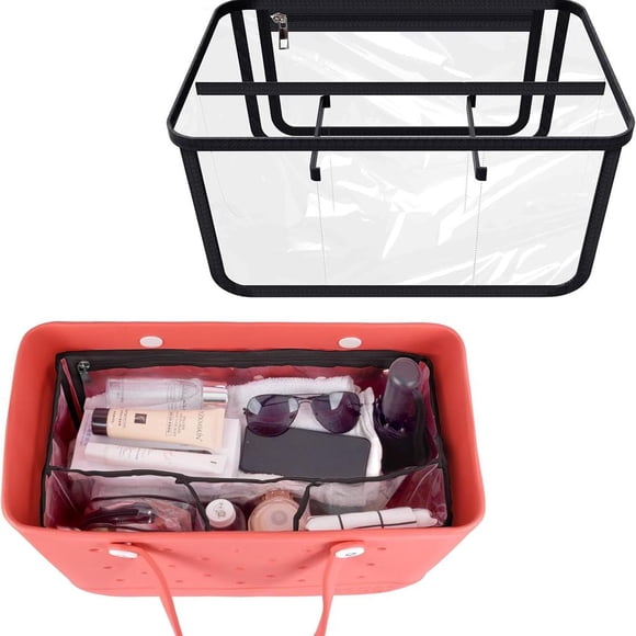 Beach Bag Organizer for Original Bag Accessories Inserts, Clear Divider for Bogg Bag Insert, Organize Tote Bag Divided Space
