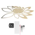 thumbnail image 4 of DIY Mirror Wall Clock Stickers Modern Decor for Home Living Room Background StickerGold, 4 of 5