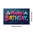 thumbnail image 5 of Colorful Design Banner Decorative Balloons Party Backdrop for Birthday Party Celebration Indoor Decoration Photo Shoot, 5 of 8