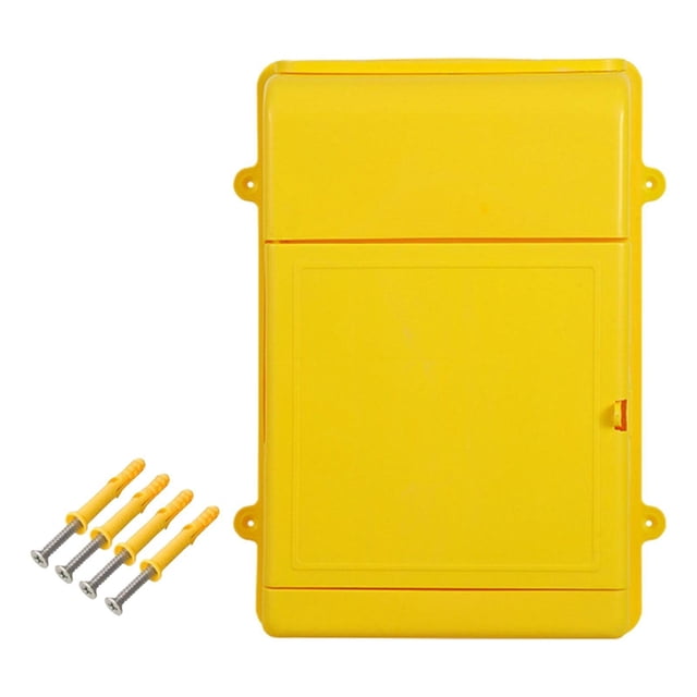 Buzón de pared BLESIY para cartas y sugerencias Amarillo