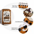 thumbnail image 6 of Shower Curtains for Bathroom-48"x72",Halloween Black Cat Orange Plaid Farm Truck Waterproof Bath Curtain Grommet Shower Curtain Set with Hooks,Witch Hat Boo Buffalo Grid Washable Bath Accessories, 6 of 9