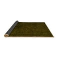 thumbnail image 2 of Ahgly Company Indoor Square Abstract Yellow Modern Area Rugs, 7' Square, 2 of 4