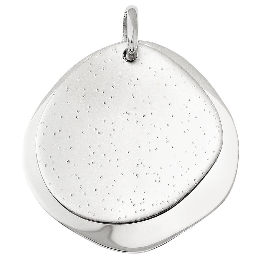 Sterling Silver Fancy Jewelry Pendants /& Charms 11 mm 45 mm Leslies Scrunch Pendant