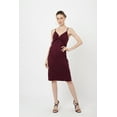 thumbnail image 2 of Miss Lavish London Women Midi Cami Dress Maxi Fit-and-Flare Shift Boho Style Summer Dresses, 119-Burgundy - Large, 2 of 7