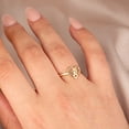 thumbnail image 2 of 14K Solid Gold Butterfly Heart Love  Ring/ Size 8, 2 of 3