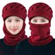 thumbnail image 1 of Conjunto De Gorro Y Bufanda De Punto Para Invierno, Gorros Forrados De Lana Con Orejeras, Gorro Grueso A Prueba De Viento, Calentador De Cuello, Gorro Térmico Para Mujeres De Mediana Edad Y Mayores Methold AP007999-02, 1 of 4