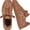 Brown, variant on Women's Ribbon Lace-Up Fashion Sneakers Arch Support Walking Shoes