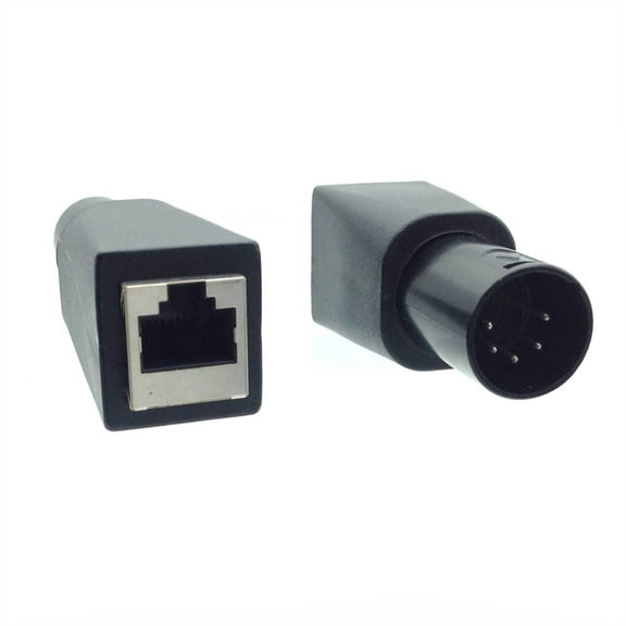 DMX 5 Pin XLR Male to RJ45 Female Adapter