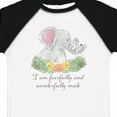 thumbnail image 4 of Inktastic I Am Fearfully and Wonderfully Made Cute Elephants Boys or Girls Toddler T-Shirt, 4 of 5