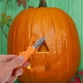 thumbnail image 6 of Pumpkin Carving Kit 7 Piece Set | Heavy Duty Stainless Steel Tools with Non-Slip Handles For Kids & Adults | Safe Carver Knives | Includes Carrying Bag | Halloween Pumpkin Lantern Maker, 6 of 9
