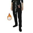 thumbnail image 2 of Gibobby Pantalones casuales para mujer, cómodos pantalones de pijama con pierna recta, pantalones de yoga con cordón, transpirables, pantalones de pijama con bloques de color（Negro， L), 2 of 5