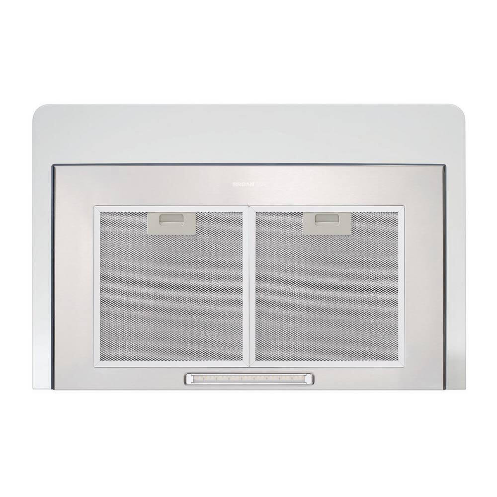 Broan EW4630SS 30 inch Convertible Wall Mount Curved Glass Chimney Range Hood