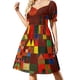 thumbnail image 1 of Paul Klee - Vestido de manga corta con bloques de color Castle and Sun Klee y firma Vestido largo de mujer Vestido, 1 of 8