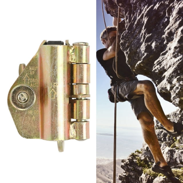 Climbing Rope Self Locking, Safety Rope Self Locking Grab Sturdy Round Hole Easy Adsorption Self Locking Equipment Tool for Industrial Equipment