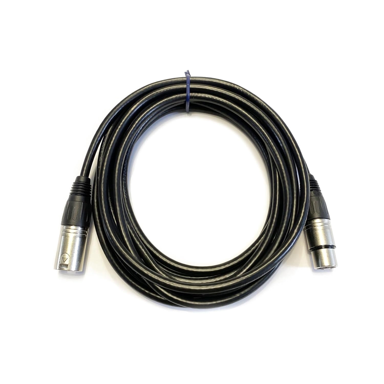 mistyhony 6.56ft 7 Pin XLR Connector Cable, XLR Microphone Cable Balanced Male to Female Connections for Microphone and Audio Interface, Straight Female to Male Plug Cable（2Meter）