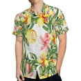 thumbnail image 4 of High Quality Hawaiian Shirts for Men Short Sleeve Aloha Beach Shirt Floral Summer Casual Button Down Shirts Blouses UO58CJ, 4 of 7