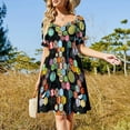 thumbnail image 2 of Math in Black (Big) Sleeveless Dress evening dress women summer dresses ladies Women's summer dresses, 2 of 6