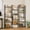 Brown, variant on Walsunny Triple Wide 5 Tier Bookshelf Bookcase Wooden Bookshelves with 14 Open Display Shelves for Bedroom Living Room Home Office,Rustic Brown