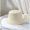 thumbnail image 2 of CoCopeaunts Bucket Hat for Kids Spring Summer Solid Color Fisherman Hat Girl Packable Outdoor Sun Protection Cotton Basin Hat, 2 of 8