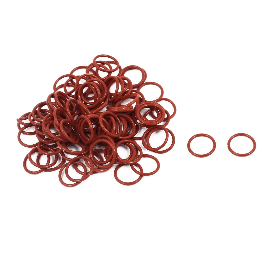 100Pcs 10mm x 1mm Rubber Orings NBR Heat Resistant Sealing Ring