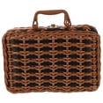 thumbnail image 4 of GOOHOCHY decorative storage trunk Handwoven Suitcase Imitated Rattan Storage Men Picnics 1Set, 4 of 8
