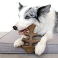 thumbnail image 4 of Benebone Fishbone Wishbone Dog Chew Toy Bacon, 1ea/MD|2 pk, 4 of 5