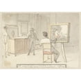 thumbnail image 2 of Christiaan Andriessen 24x18 Gold Ornate Framed and Double Matted Museum Art Print Titled - I Have to Bring You a Tough Time (Diary, October 5) (1805 - 1808), 2 of 4