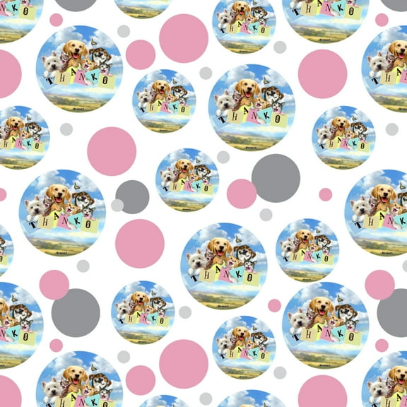Dog and Cat Thanks Thank You Selfie Premium Gift Wrap Wrapping Paper Roll