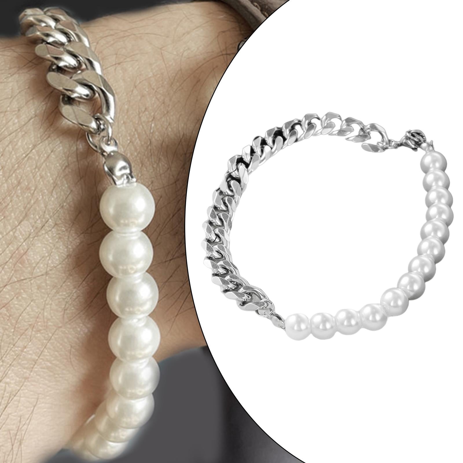 Gifts for Him: Baroque pearl bracelets, men's chains.